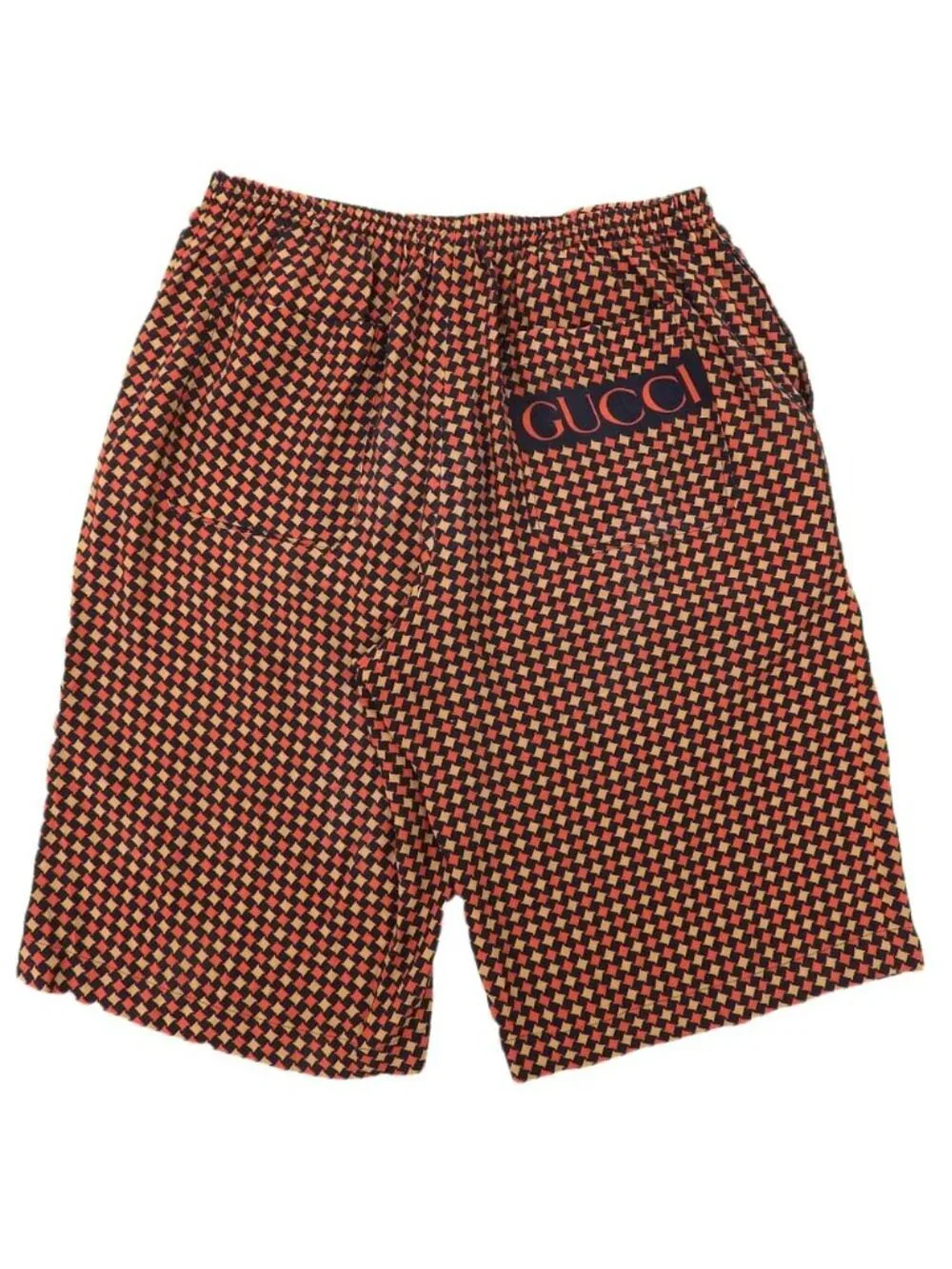 Gucci All Over Pattern Shorts Orange 46